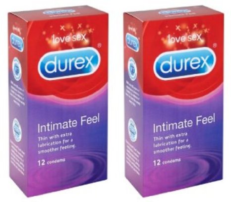 24 Durex Intimate Feel (Elite) Condoms deal, (Retail Box Condom)
