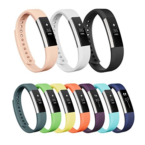 Vancle Fitbit Alta Bands, Newest Adjustable Replacement Bands for Fitbit Alta/ Fitbit Alta band/ Fitbit Alta Bands (with Metal Clasp,No Tracker)