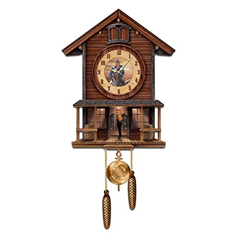 John Wayne: American Icon Collectible Cuckoo Clock by The Bradford Exchange