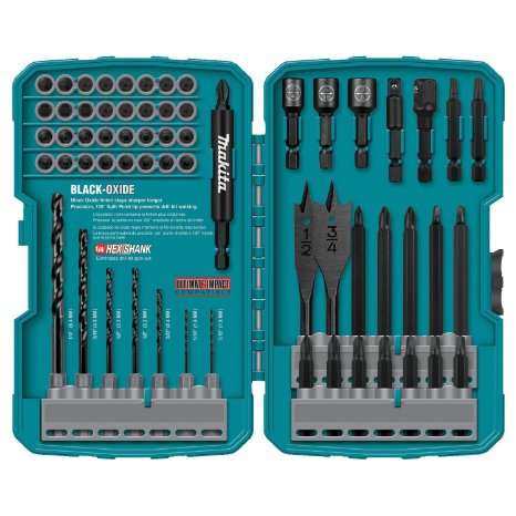 Makita T-01725 70-Piece Impact Drill-Driver Bit Set