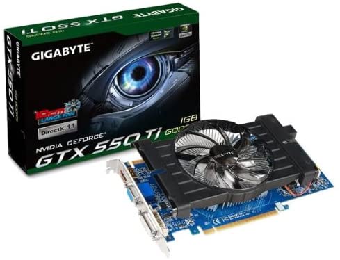 Gigabyte Geforce GTX 550 Ti 1 GB GDDR5 PCi Express 2.0 Dvi-I/Hdmi/D-Sub SLI Ready Graphics Card GV-N550D5-1GI