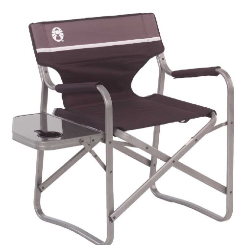 Coleman Portable Deck Chair with Side Table