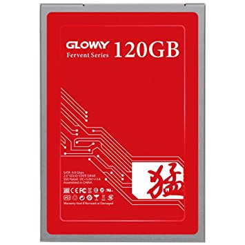 Gloway SSD Fervent SATA 3 2.5 (7mm height) Solid State Drive compatible with Windows,Intel AMD Desktop Motherboard, Laptop (120 GB)