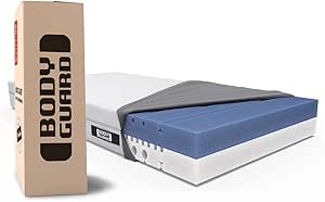 Bodyguard bett1 Matelas Anti-Cartel 160x200. Le Matelas Le Plus acheté en Allemagne (2en1 mi-Ferme/Ferme, Housse Lavable jusqu'à 60 degrés, Oeko-TEX® 100, modules ergonomiques, Mousse QX)