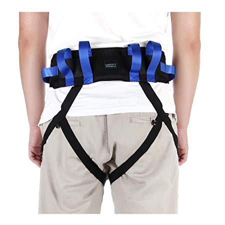 Transfer Board Gait Belt Patient Lift Slide Medical Lifting Transport Belts Gate Grip Belt for Seniors Occupational & Physical Therapy Safety Walking Nursing Assist Straps with Handles with Leg Loops