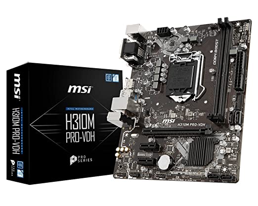 MSI H310M PRO-VDH LGA 1151 Micro ATX Intel Motherboard