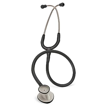 3M Littmann Lightweight II S.E. Stethoscopes for Nurses, Black Tube, 28 inch, 2450