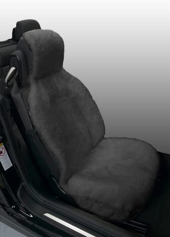 Eurow Genuine Australian Sheepskin Sideless Seat Cover - Gray by Eurow