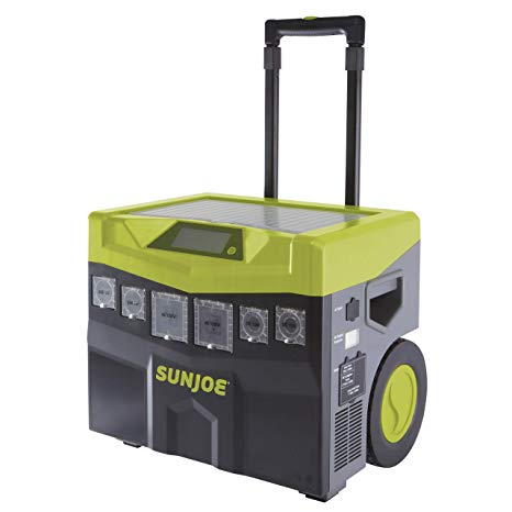 Sun Joe SJ1440SG 1440 Watt Battery Powered Portable Ind/Out Inverter Generator, Green