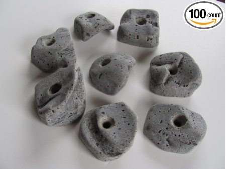 100 Large Rock Climbing Holds with hardware (100 bolts and 100 T-nuts)