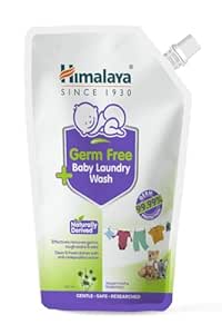 Himalaya Germ Free Baby Laundry Detergent Liquid 500 ML (Refill Pouch) | Plant Based Cleansers & Biodegradable Ingredients | Dermatologically Tested