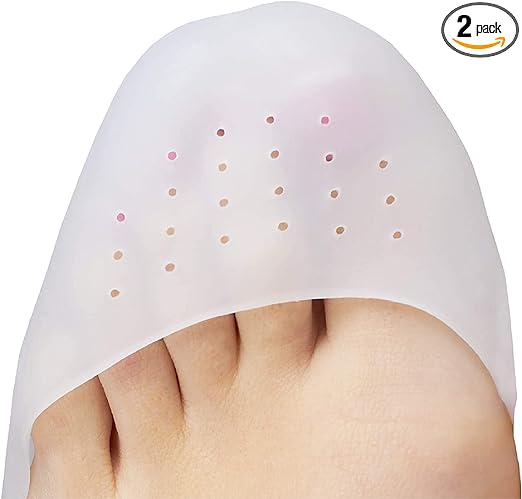 NatraCure All Gel Toe Protector Cushion - Small - (1 Pair) - Helps Soothe Blisters, Calluses, & Ball of Foot Pain