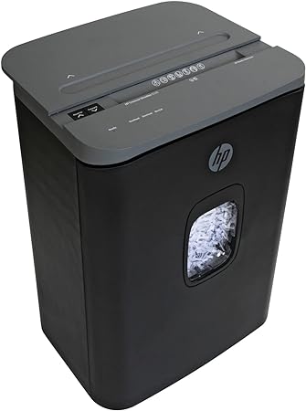 HP - Crosscut Paper Shredder, 20-Sheet Manual Feed, Shreds Credit Cards & Staples, Heavy Duty Paper Shredder for Home Use with 7.4 Gallon Basket