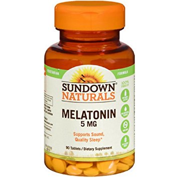 Sundown Naturals Melatonin 5 mg Tablets 90 ea