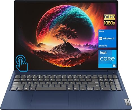 Lenovo Ideapad 3 Laptop, 15.6" FHD Touchscreen Laptop, Intel Core i5-1155G7 Quad-Core (Beats i7-1065G7), Intel Iris Xe Graphics, Long Battery Life, Win 11, w/WOWPC Bundle (40GB RAM | 1TB PCIe SSD)