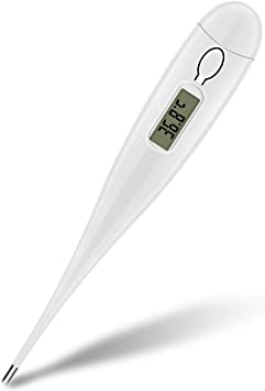 Digital Medical Thermometer for Armpit Oral 20s Fast Reading LCD Temperature Meter for Children Adult