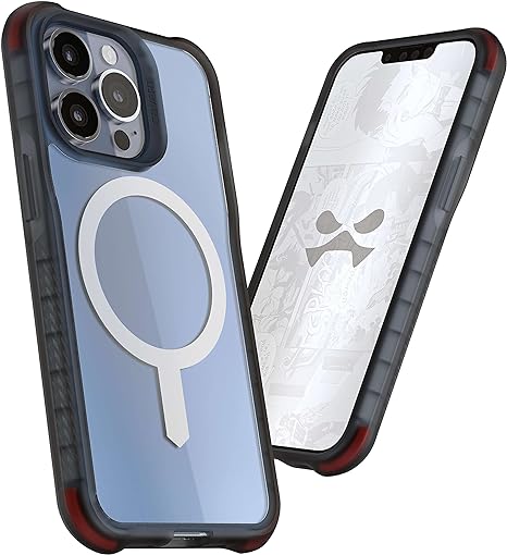Ghostek Covert iPhone 13 Pro Max Clear Case, MagSafe, Anti-Yellowing, Compatible with Apple Accessories (6.7 Inch, Smoke)