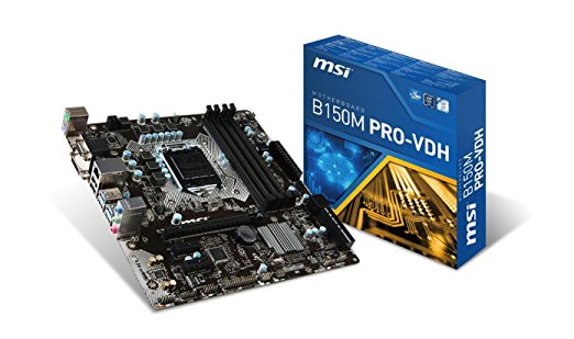 MSI Computer DDR3L SDRAM LGA 1151 Motherboards B150M PRO-VDH