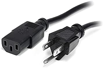 STARTECH.COM PXT101_3 3FT COMPUTER POWER CABLE .