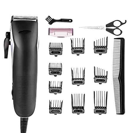 Xnuoyo Powerful Electric Hair Clippers and Beard Trimmer, All-In-One Manscaping Trimmer Electric Grooming Kit for Nose Ear Facial Hair Precision Trimmer