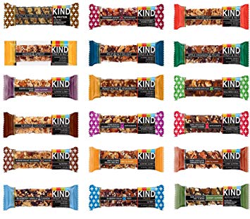 Kind Bars - 18 Bar Variety Pack - 18 Flavors