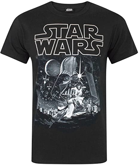 Star Wars A New Hope Official Poster Men's Character T-Shirt