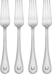 Lenox French Perle Dinner Forks, Set of 4, 0.60