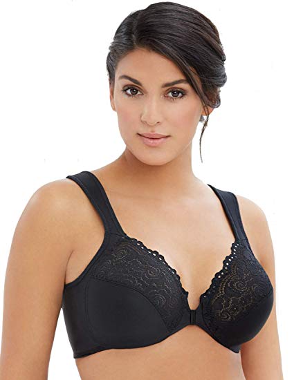 Glamorise Women's Full Figure Underwire Front Close Bra #1245