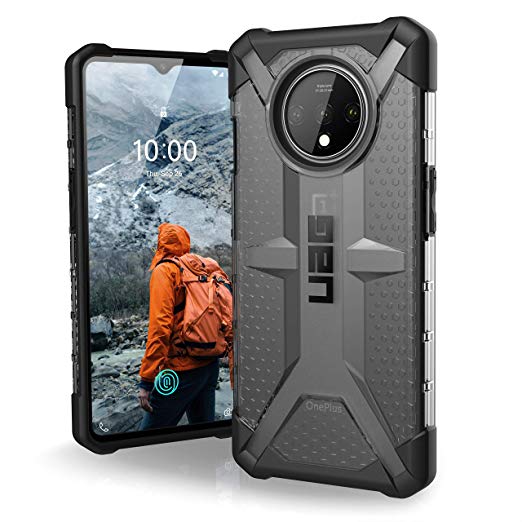 URBAN ARMOR GEAR UAG Designed for OnePlus 7T [6.55-inch screen] Plasma Feather-Light Rugged [Ash] Military Drop Tested Phone Case