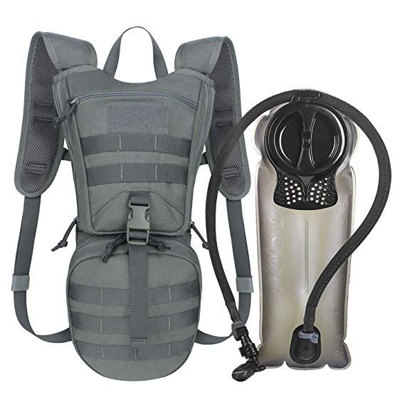 Unigear Tactical Hydration Pack Backpack 900D with 2.5L Bladder for Hiking, Biking, Running, Walking and Climbing