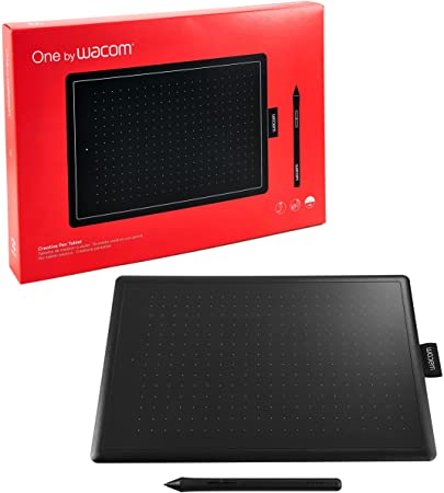 One by Wacom - Medium,Red,CTL-672/K0-CX