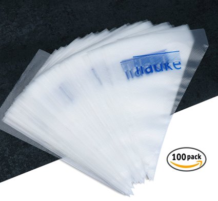 ilauke Thickened 100PCS Pastry Bags Disposable for Cake / Cupcake Decorating Piping Icing Bags