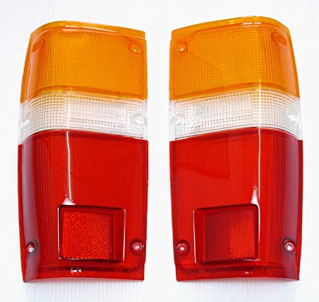 Toyota Pick up Truck 1984-1988 Tail Lights Lens Lenses Pair 84 85 86 87 88