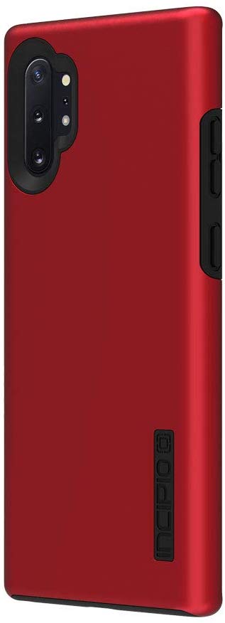 Incipio DualPro Dual Layer Case for Samsung Galaxy Note10  & Galaxy Note10  5G with Hybrid Shock-Absorbing Drop Protection - Iridescent Red/Black