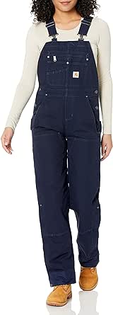 Carhartt Women's Relaxed Fit Washed Duck Insulated Bib Overall