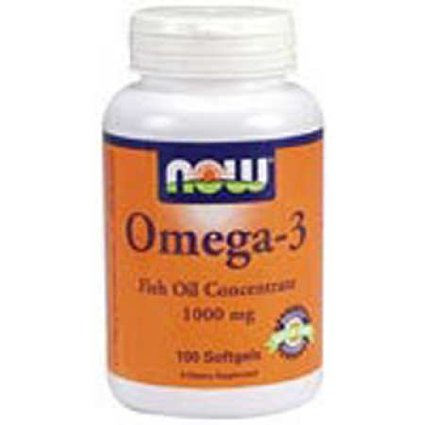 Now Foods Omega-3 1000 mg 100 Softgels