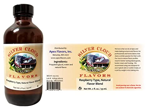Raspberry Type Extract, Natural Flavor Blend - 2 fl. oz. bottle