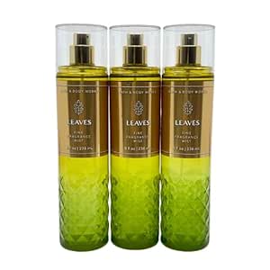 Bath & Body Works Leaves Fine Fragrance Mist 8 fl oz - Pack of 3