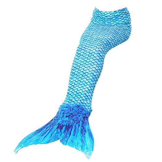 Quesera Women's Mermaid Tail Costume for Swimming Cospaly Outfit Without Monofin