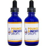 Pounds and Inches Drops Two 2 Ounce Diet Drops Bottles Contains 2 Weight Loss Drops and Rapid Weight Loss Guide and Weight Tracker