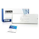 Anker Laptop Replacement Battery Pack Li-polymer 5600mAh for Apple 13 Macbook A1185 A1181 Mid  Late 2006 Mid  Late 2007 Early  Late 2008 Early  Mid 2009 with 18 Month Warranty