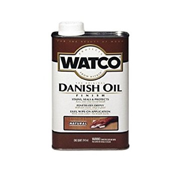 RUST-OLEUM 242218 Watco Quart Natural Danish Oil Wood Finish