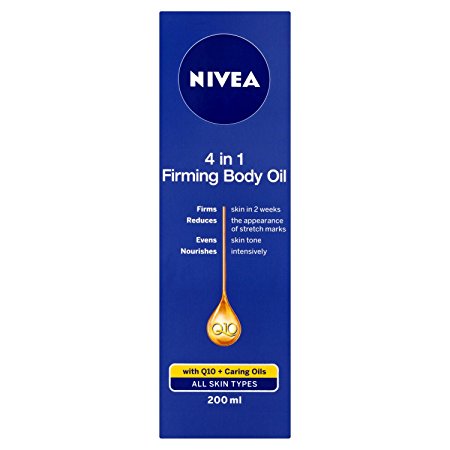 Nivea Q10 4-in-1 Firming Body Oil, 200 ml