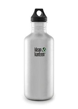 Klean Kanteen Wide Mouth Bottle with Stainless Loop Cap