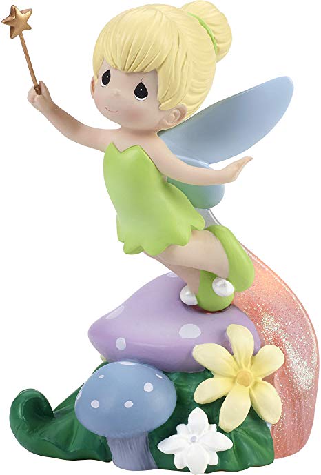 Precious Moments Disney Showcase Tinker Bell With LED Pixie Dust Trail Resin Figurine 182474