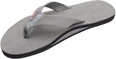 Rainbow Sandals Men's Premier Leather Single Layer Wide Strap with Arch