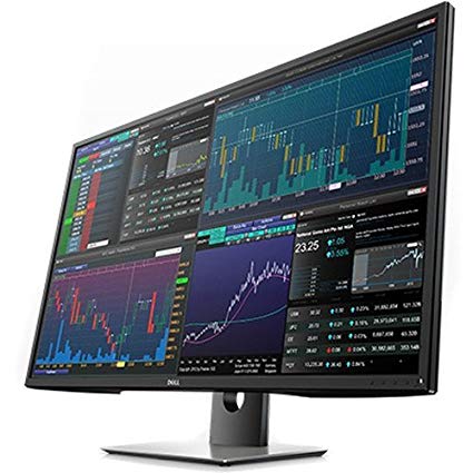 Dell P4317Q 4K with 3840X2160 Resolution LED Monitor, Black/Silver, 43" (Refurbished)