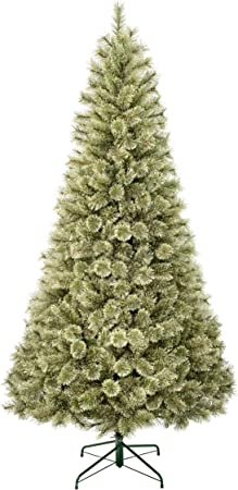 National Tree Company First Traditions Arcadia Pine Cashmere Christmas Tree with Hinged Branches, 7.5 ft
