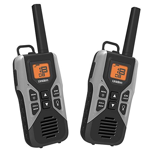 Uniden GMR3050-2C GMRS/FRS Two-Way Radio with Charger, Grey