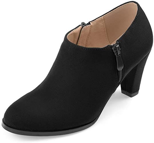 Journee Collection Womens Comfort Sole Low Cut Ankle Booties